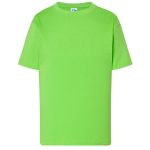 Kinder-T-Shirt mit kurzen Ärmeln TSRK150 – Limette 5/6 Jahre