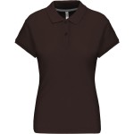 Damen Poloshirt Kariban K242 - Schokolade S