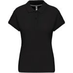 Damen Poloshirt Kariban K242 - Schwarz L