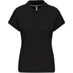 Damen Poloshirt Kariban K242 - Schwarz S