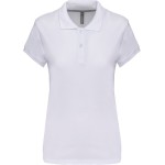 Damen Poloshirt Kariban K242 - Weiß S