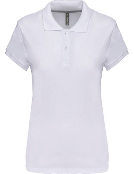 Damen-Poloshirt Kariban K242 - Weiß M