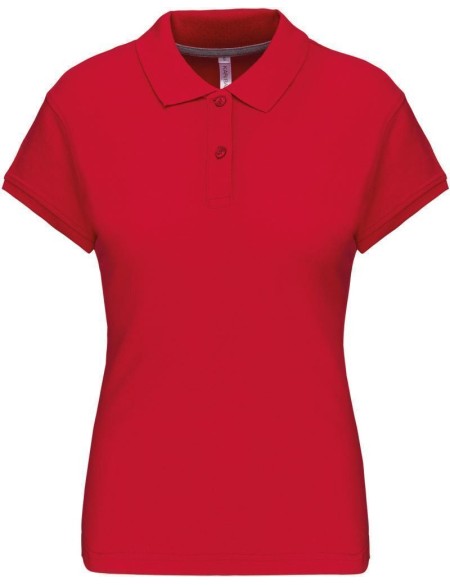 Damen Poloshirt Kariban K242 - Rot 3XL