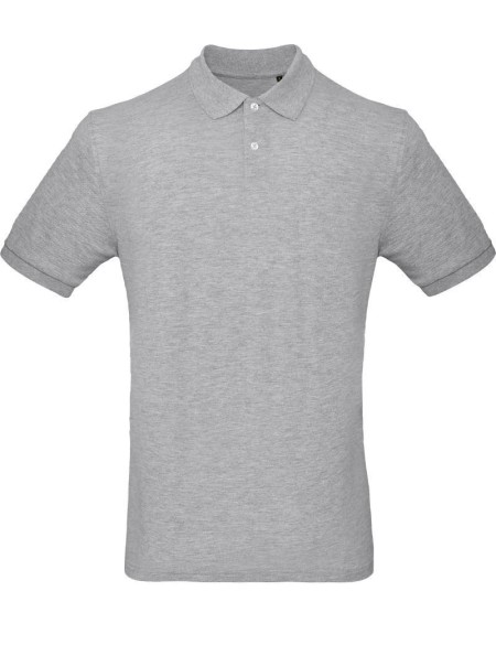 Herren-Poloshirt B+C Inspire Polo – Heather Grey XL