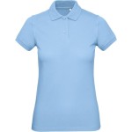 Damen-Poloshirt B+C Inspire Polo – Himmelblau L