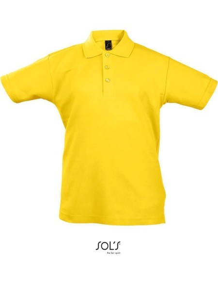 Kinderpoloshirt Summer Kids II – Gelb 12 Jahre