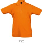 Kinderpoloshirt Summer Kids II - Orange 10 Jahre