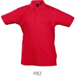 Kinderpoloshirt Summer Kids II - Rot 4 Jahre