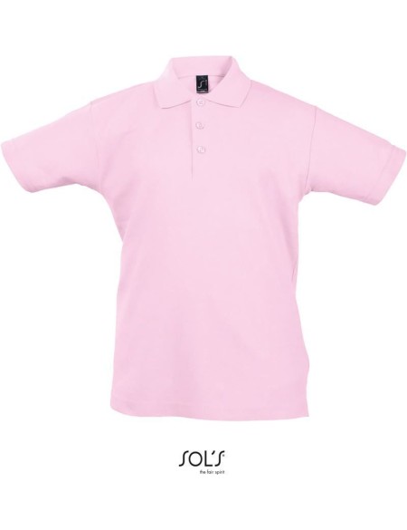 Kinderpoloshirt Summer Kids II - Pink 8 Jahre
