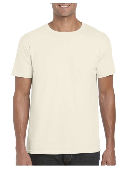 Herren T-Shirt Gildan GI64000 - Natur M