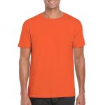 Herren T-Shirt Gildan GI64000 - Orange S
