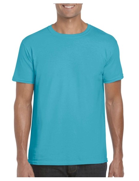 Herren T-Shirt Gildan GI64000 - Tropisches Blau S